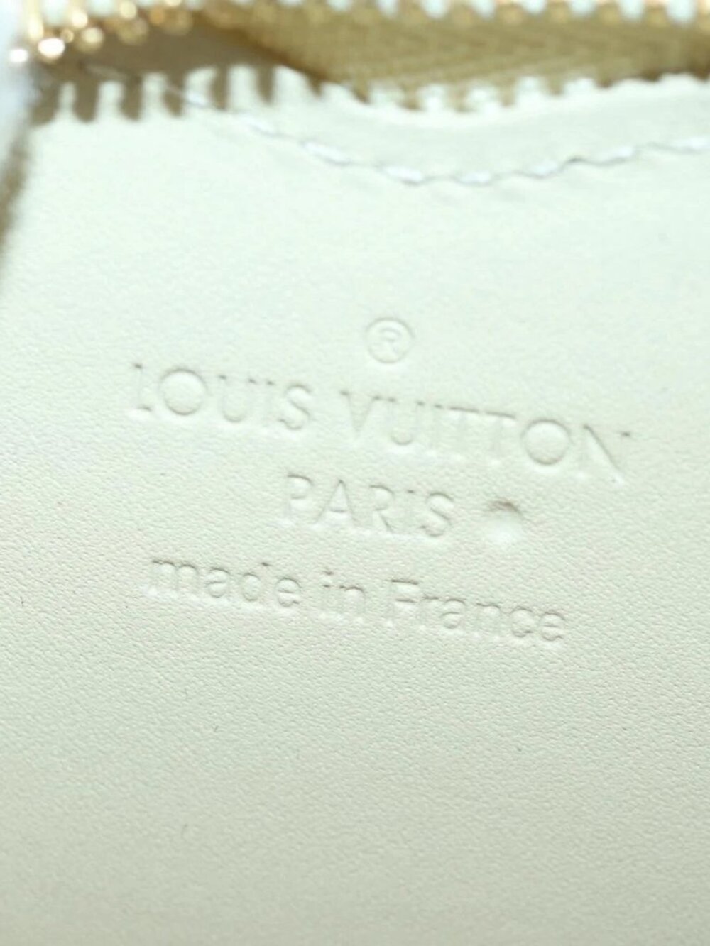 LOUIS VUITTON Vernis heart Mini Coeur Coin Purse Broncorail M91486 Auth ARZ172A - Picture 10 of 15